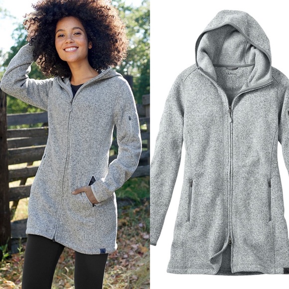 L.L. Bean Jackets & Blazers - L.L.Bean Sweater Fleece Coat